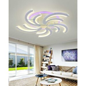 Lustra Leaves Led Wifi Alb 134W 3000K - 6500K + RGB