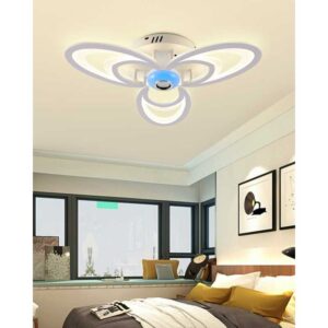 Lustra Roundie Led Corp Alb 84W Bluetooth Boxa 3000K - 6500K