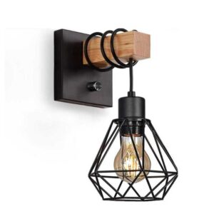 Lustra Rustique Lemn 1 x E27