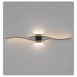 Lustra Long Led Corp Negru 600mm 32W 3000K - 6500K