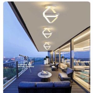 Lustra Heb Led Corp Alb 40W 3000K – 6500K