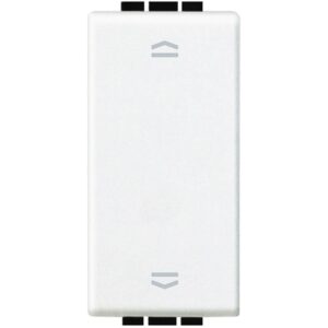 Bticino Living Light Intrerupator jaluzele rulouri electrice 1M alb N4037N