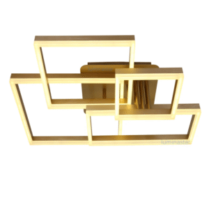 Lustra Led Heb Corp Auriu 700mm 184W 3000K – 6500K