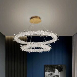 Lustra Cristal Led 200W 400mm 3000K - 6500K