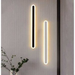 Lustra Long Led Corp Negru 40W 600mm 3000K - 6500K