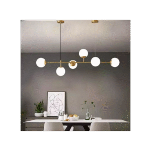 Lustra Nordic Luxury Glob Alb Corp Auriu 6 x E27