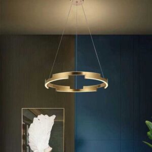 Lustra Roundie Led Corp Auriu 120W 3000K - 6500K