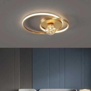 Lustra Dione Led Corp Auriu 100W 3000K - 6500K