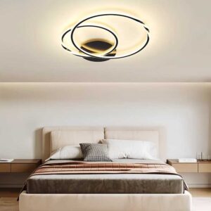 Lustra Roundie Led Corp Negru 150W 3000K - 6500K