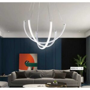 Lustra Cloud Led Corp Alb 122W 3000K - 6500K