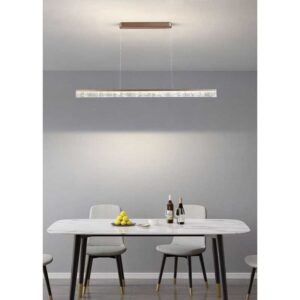 Lustra Long Led Corp Cafeniu 80W 3000K - 6500K