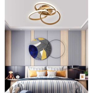 Lustra Roundie Led Corp Auriu 84W 3000K - 6500K