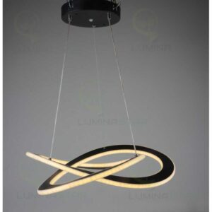 Lustra Dione Led Corp Negru 120W 3000K - 6500K