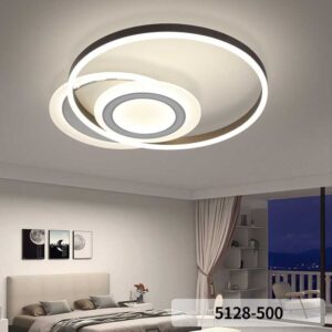 Lustra Roundie Led Corp Alb + Cafeniu 146W 3000K - 6500K