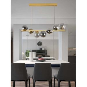 Lustra Nordic Luxury Corp Auriu Glob Fumuriu 7xG9