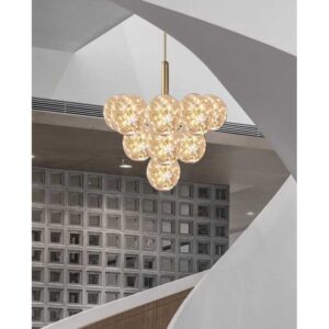 Lustra Fireflies Led Corp Auriu 90W 3000K