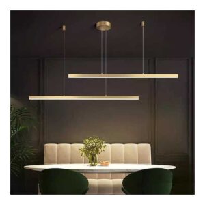 Lustra Long Led Corp Auriu 72W 1500mm 3000K - 6500K