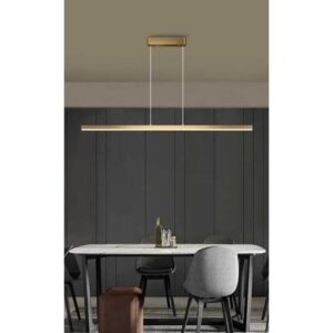 Lustra Long Led Corp Auriu 36W 3000K – 6500K