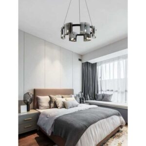 Lustra Nordic Luxury Corp Negru 6 x G9