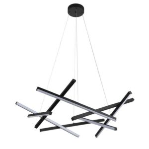 Lustra Mikumi Led Corp Negru 76W 3000K - 6500K