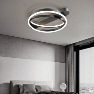 Lustra Roundie Led Corp Negru 120W Wifi 3000K - 6500K