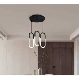 Lustra Roundie LED cu Telecomanda Wifi 300mm 54W 3000K - 6500K Negru