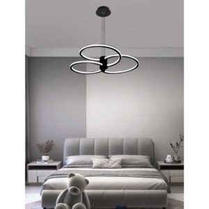 Lustra Roundie Led Corp Negru 186W 3000K - 6500K