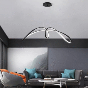 Lustra Cloud Led Corp Negru108W 3000K - 6500K