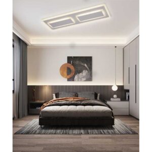Lustra Cloud Led Neo Alb 48W 3000K - 6500K