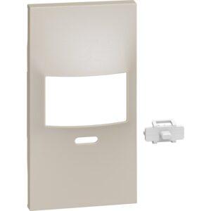 Living Now Bticino Placa intrerupator cu senzor 2M selector vizibil nisip KM17SL