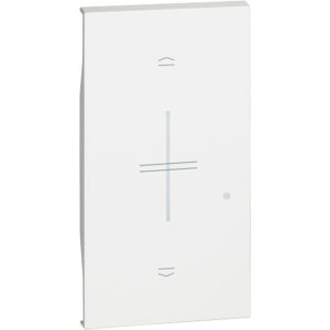 Living Now Bticino Placa intrerupator jaluzele conectat 2M alb KW32M2