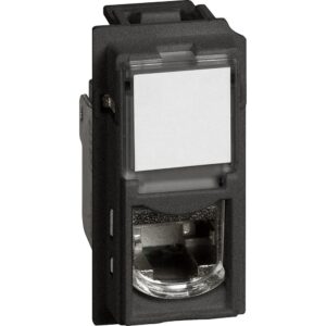 Living Now Bticino Priza RJ45 FTP CAT6E 1M negru KG4279C6F