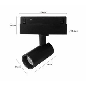 Proiector Reglabil COB Sina Magnetica Negru 5W 4000K