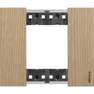 Living Now Bticino Rama ornament 2P lemn stejar KA4802LM