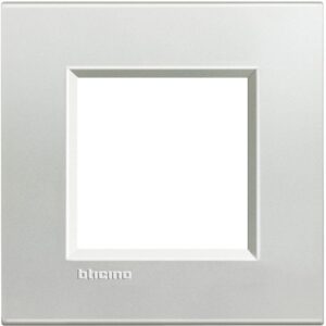 Bticino Living Light Rama Ornament 2M metal Argintiu LNA4802AG