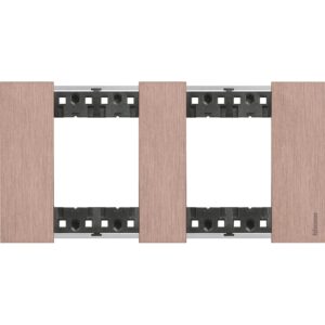 Living Now Bticino Rama ornament 2P metal cupru KA4802M2ZM