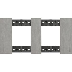 Living Now Bticino Rama ornament 2P metal otel KA4802M2ZG