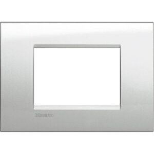 Bticino Living Light Rama Ornament 3M metal Moonlight Silver LNA4803GL