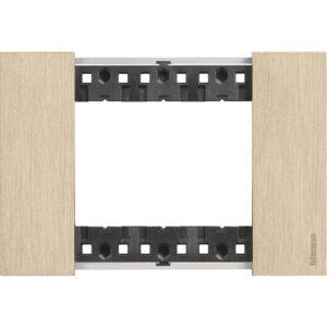 Living Now Bticino Rama ornament 3P metal auriu KA4803ZW