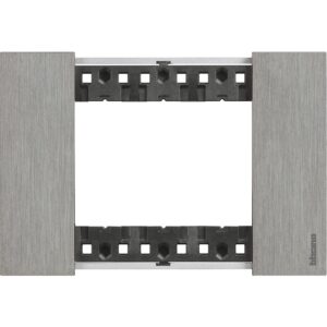 Living Now Bticino Rama ornament 3P metal otel titan KA4803ZG