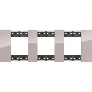 Living Now Bticino Rama ornament 3P aura KA4802M3DM