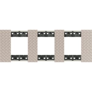 Living Now Bticino Rama ornament 3P optic KA4802M3MM