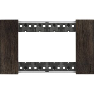 Living Now Bticino Rama ornament 4P lemn nuc KA4804LG