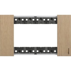 Living Now Bticino Rama ornament 4P lemn stejar KA4804LM