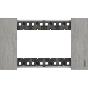 Living Now Bticino Rama ornament 4P metal otel titan KA4804ZG