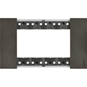 Living Now Bticino Rama ornament 4M metal Space KA4804NG