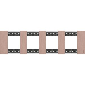 Living Now Bticino Rama ornament 4P metal cupru KA4802M4ZM