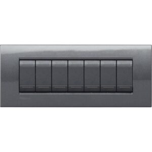 Bticino Living Light Rama Ornament 7M metal Living Otel LNA4807AC