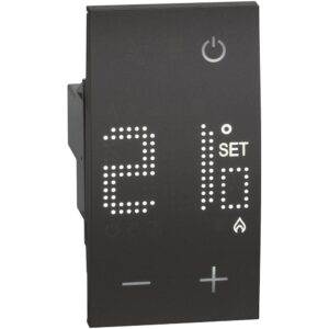 Living Now Bticino Termostat electronic 2M negru KG4441