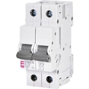 Siguranta automata, 2p, curba B, 32A, 6kA, Eti, 001900213
